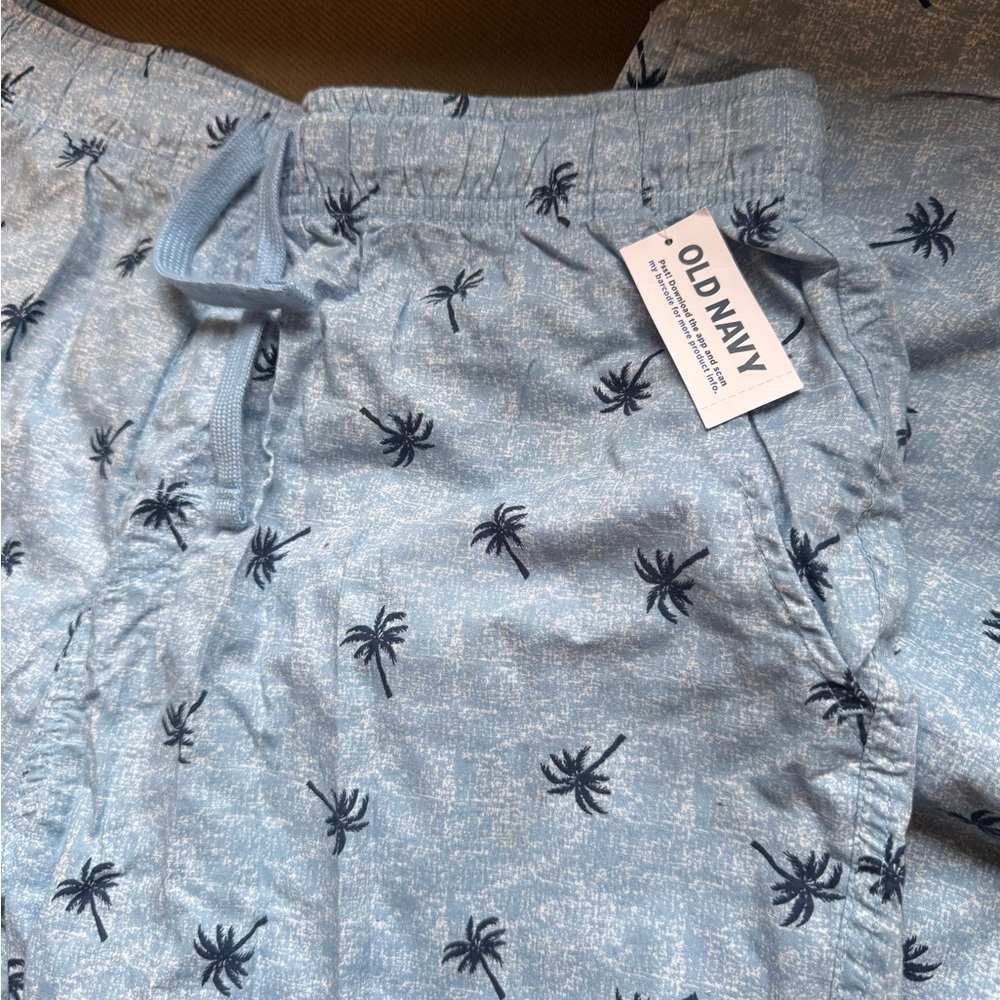 Old Navy Blue Palm Print Pijama Pants